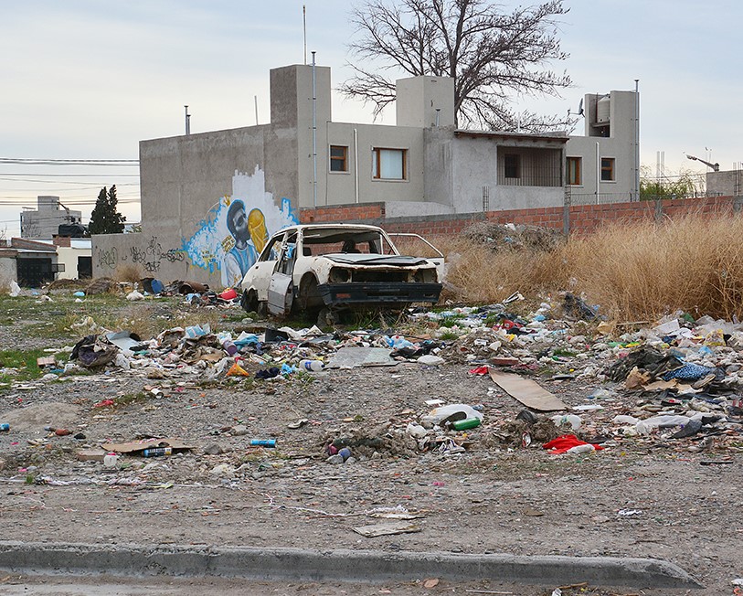 Violento. Un foto sacada pese a las amenazas para este diario.