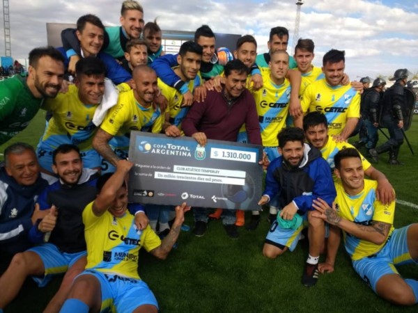 Temperley venció a Argentinos Juniors y se clasificó a los cuartos de final de la Copa Argentina.