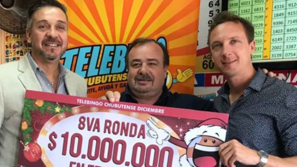 Lotería entregó premios millonarios en el sur de la provincia.