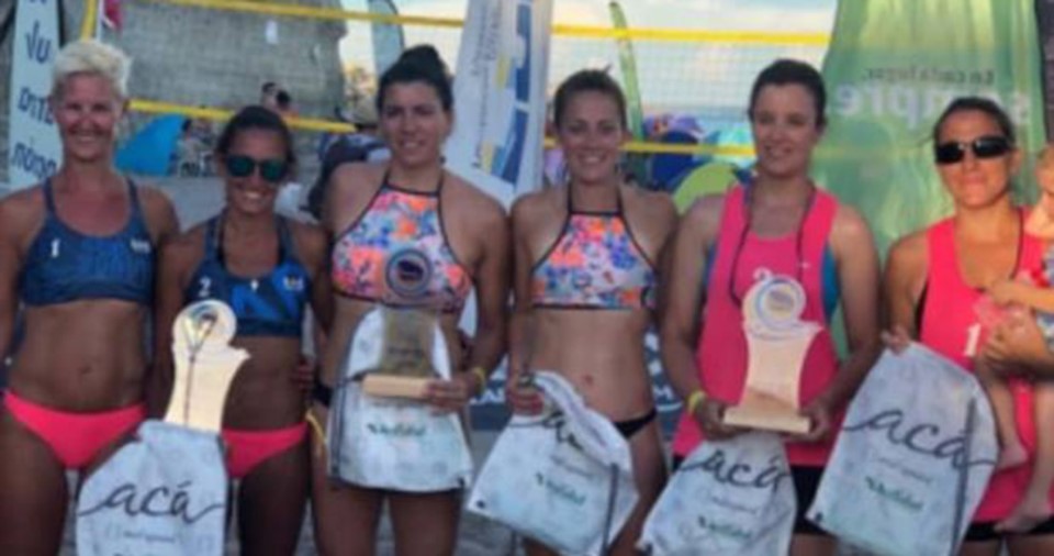 La dupla madrynense conquistó el primer puesto en el Circuito Patagónico de Beach Voley 2019.