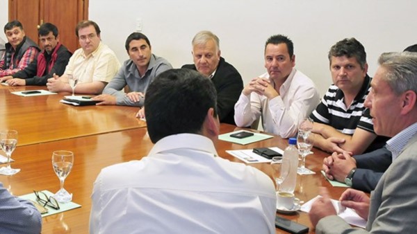 Temas calientes. El encuentro fue este miércoles en Casa de Gobierno.