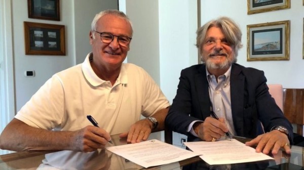 Claudio Ranieri tomará el lugar de Eusebio Di Francesoo en Sampdoria.
