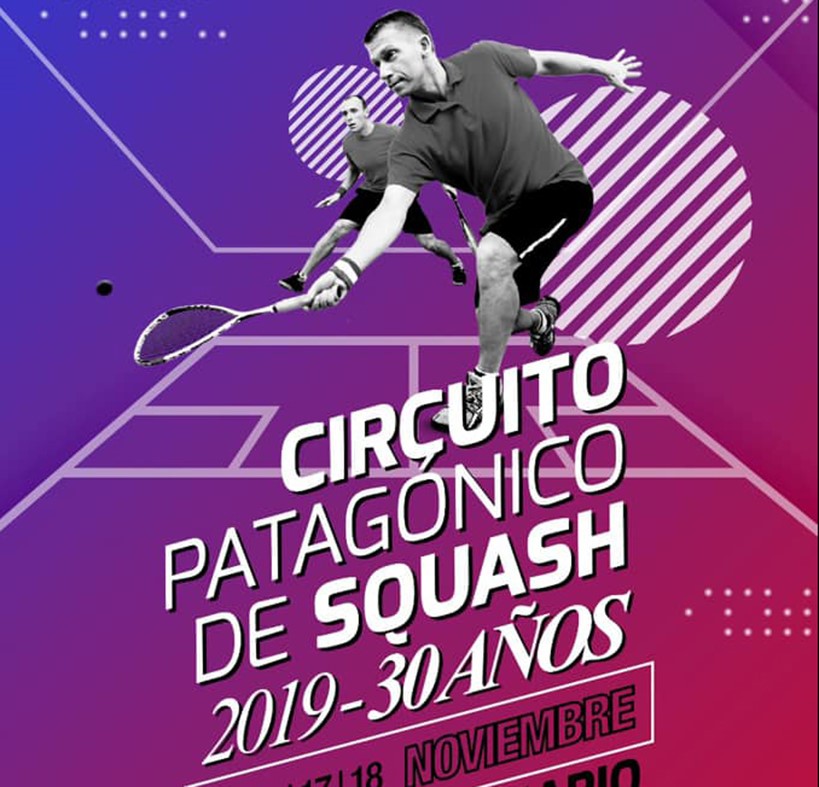 Se acerca el Circuito Patagónico de Squash en el club Centenario.