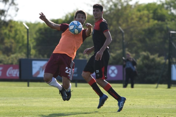 Con gol de Fabrizio Angileri, el Millonario igualó 1-1 ante Defensores de Belgrano en River Camp.