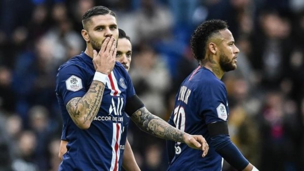 PSG sacude al Angers con goles de Sarabia, Icardi y Neymar.