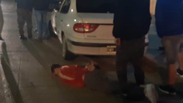 Fue necesario un amplio despliegue policial para poder atrapar al acusado de disparar contra Fitipaldi.