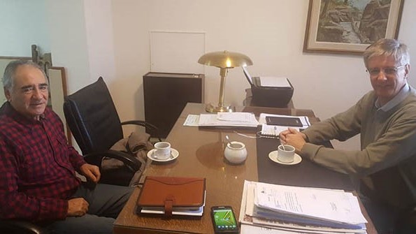 Jorge Castillo, de la CAMOCH, se reunió con Ongarato.