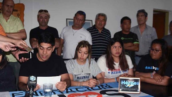 Conferencia. Los veteranos de la guerra del 82 y Generación Hijos difundieron un duro pronunciamiento. 