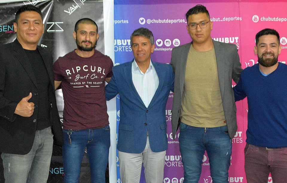 El evento de MMA, que se realizará el sábado, fue presentado en el auditorio de Chubut Deportes en Rawson.