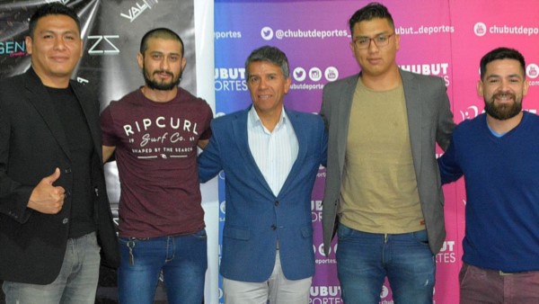 El evento de MMA, que se realizará el sábado, fue presentado en el auditorio de Chubut Deportes en Rawson. 