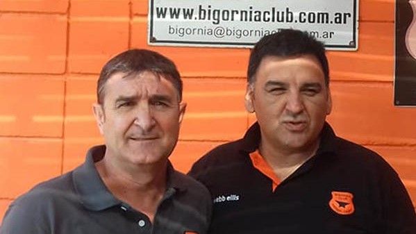 Juan Carlos Graña y Daniel Duhalde, los candidatos que se presentaron.