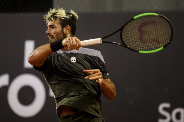 Juan Ignacio Londero quedó eliminado por el uruguayo Pablo Cuevas.