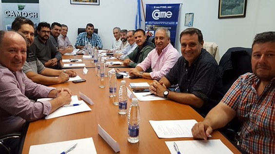 Cumbre e inquietudes. Un nuevo encuentro de las autoridades de la Federación Empresaria del Chubut.
