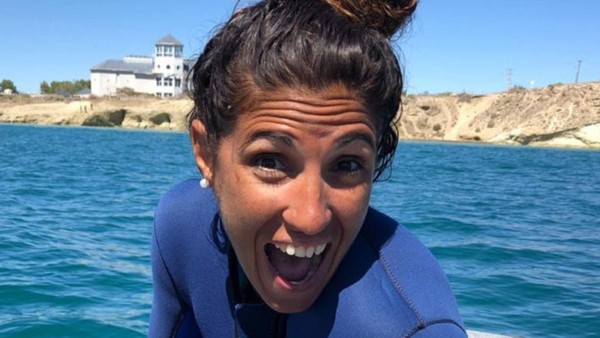 Florencia Ibarra disfrutó del snorkeling con lobos marinos.