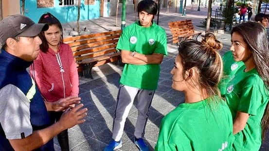 Los Promotores Ambientales llevan adelante un gran trabajo de concientización en la ciudad de Trelew.