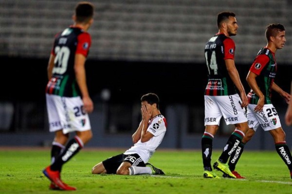 El lamento de todo River por el empate en casa en su debut en la Libertadores 2019.