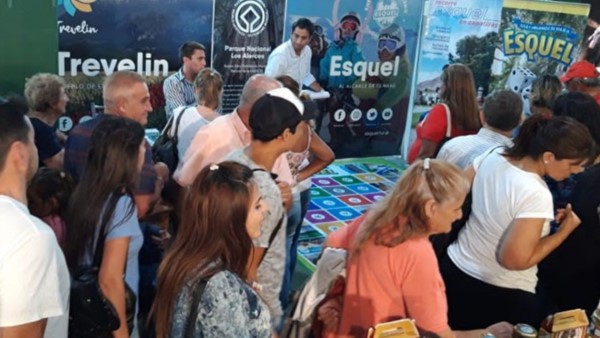 Estrategia. Los municipios cordilleranos se promocionan en la Feria.