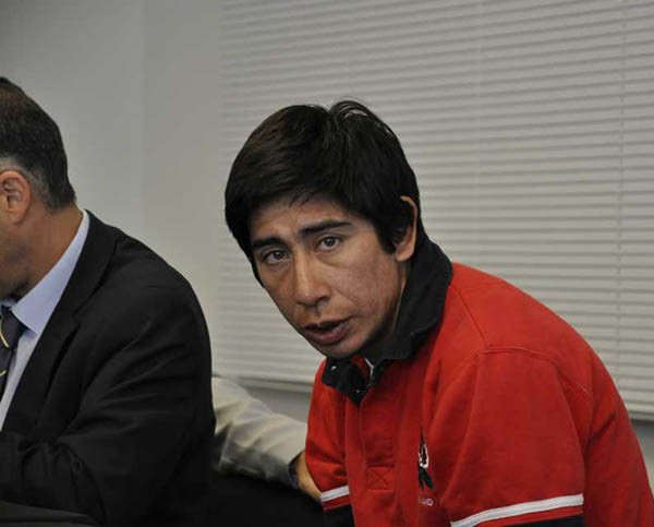 Fabio Curilaf. Residirá en José de San Martín aunque sigue el proceso.