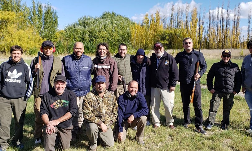 La selección provincial de tiro al vuelo, participó en un torneo.