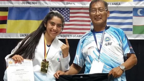 La comodorense Micaela Caamaño se consagró campeona Mundial.