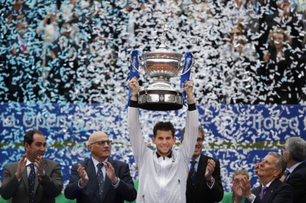 Con el título de hoy en Barcelona, Thiem se convierte junto con Federer en los únicos dos jugadores en ganar más de un título en 2019.