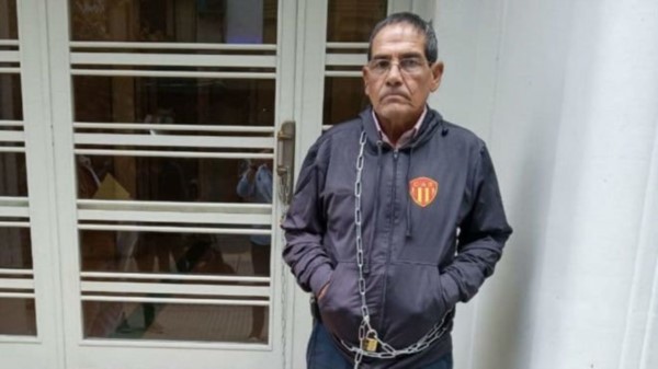 Gerardo Escobar, y una peculiar protesta.