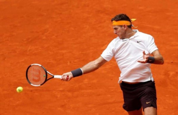 En su segundo partido del día, Del Potro eliminó a Casper Ruud y clasificó a cuartos de final. 