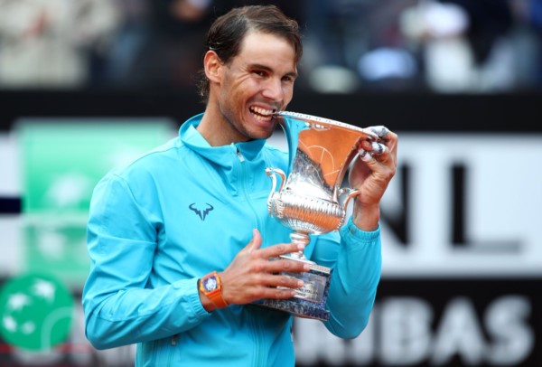 El español se alzó con la copa del ATP de Roma 2019 y rompió la mala racha de la temporada de polvo de ladrillo.