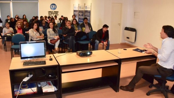 Pablo Furnari brindó el taller sobre estrategias de exportación.