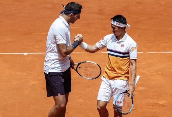 Junto con Kei Nishikori, Del Potro regreso a las canchas en el Masters 1000 de Madrid.