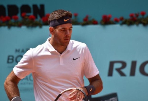 Buenas sensaciones de todas maneras en el retorno de "Delpo" al circuito de singles.