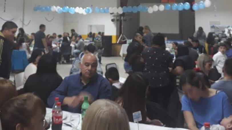 Alrededor de 200 personas asistieron al aniversario del club.