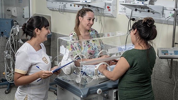 Profesionales de FUNDASAMIN trabajan en Chubut, con el apoyo de PAE.