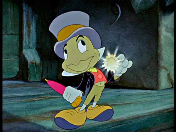 El querible "Pepe Grillo" de Pinocho. Una licencia del editor de la sección Ciencia para una nota... ¿curiosa o bizarra? 