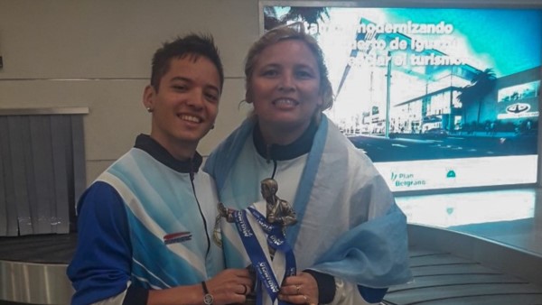 Micael Ruhmling y Valeria Maldonado, campeones mundiales en Corea.