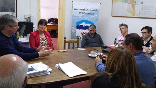 Explicaciones. Ongarato aseguró que hay fondos disponibles para mejorar el funcionamiento de la planta. 