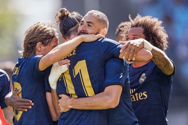 El Merengue superó al Celta gracias a los goles de Benzema, Kroos y Lucas Vázquez.