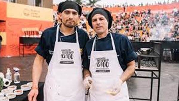 Cocineros. Adrián Rosales y Cristian Gauna, los Campeones del Asado.