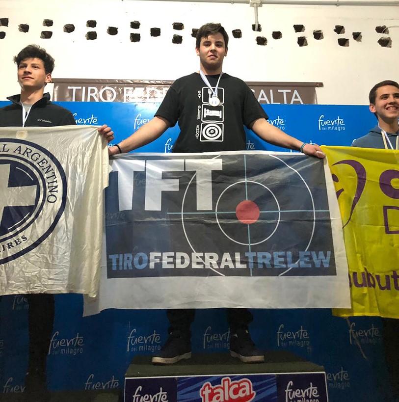 Tiro Federal Trelew estuvo presente en Salta y se destacó con 7 preseas.