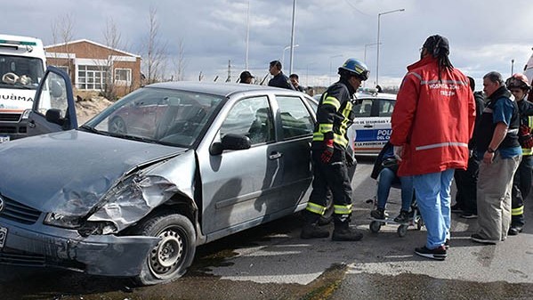 Uno de los siniestros viales tuvo lugar en cercanías del intercambiador, al sur de Trelew.