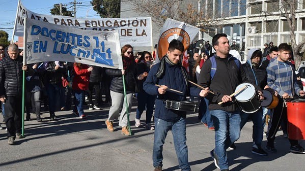 Una de las marchas de autoconvocados durante la semana que pasó.