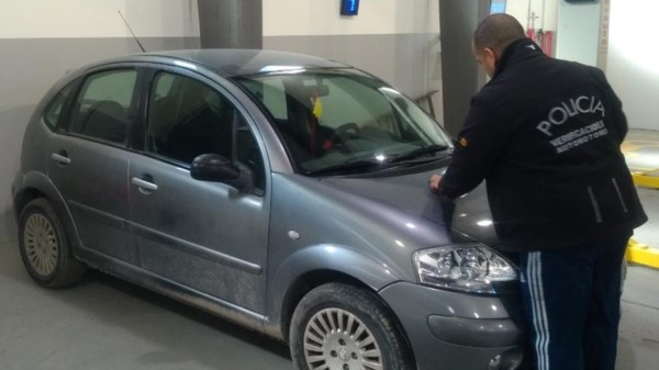 El automóvil Citröen fue incautado en la mañana de ayer en Madryn.