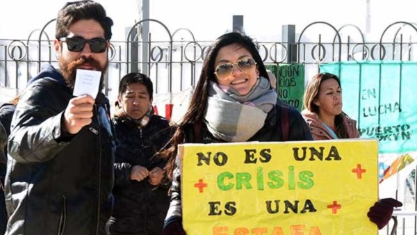 Molestia. Siguen las manifestaciones en la ciudad del Golfo.