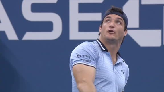 El argentino, número 1 del mundo, no pudo completar un año redondo ganando los cuatro grandes, ya que había conquistado Australia, Roland Garros y Wimbledon.