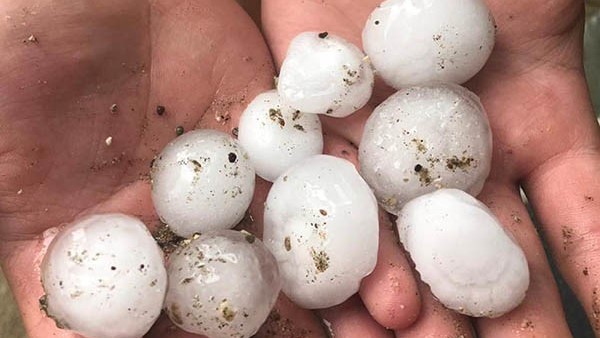 El temporal sorprendió a la villa balnearia.