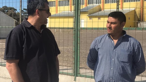 Gustavo Hernández visitó Camarones y Comodoro Rivadavia.