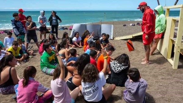 Las colonias comenzaron con chicos dle Área 11 y Área 12 de Rawson.