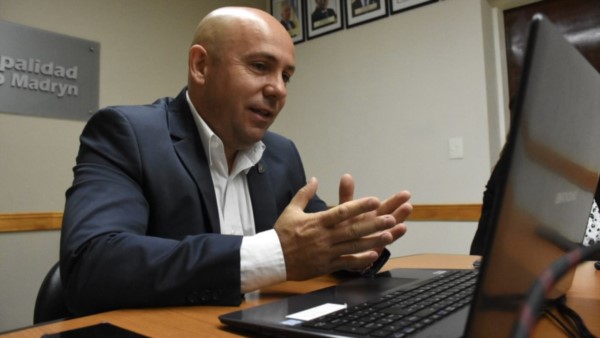 El intendente Gustavo Sastre.