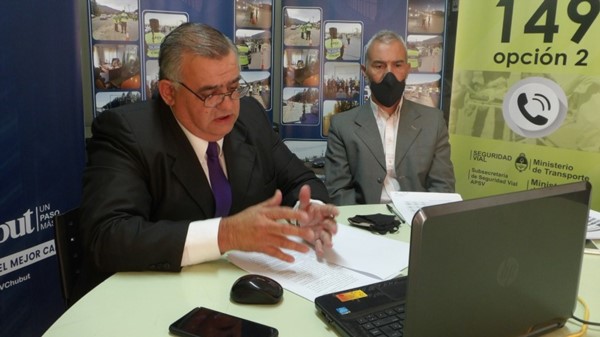 Leonardo Das Neves de Seguridad Vial en diálogo con los diputados.