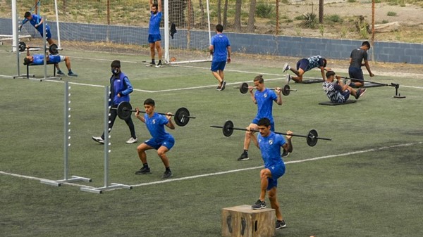 Guillermo Brown tuvo ayer una nueva jornada de entrenamientos.